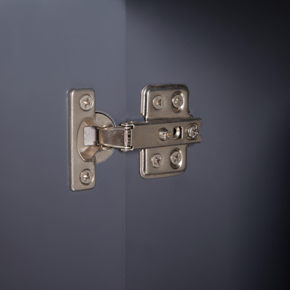 ZRCADLOVÁ SKŘÍŇ Overath - šedá, kompozitní dřevo (60/49.5/20cm) - [en.casa]