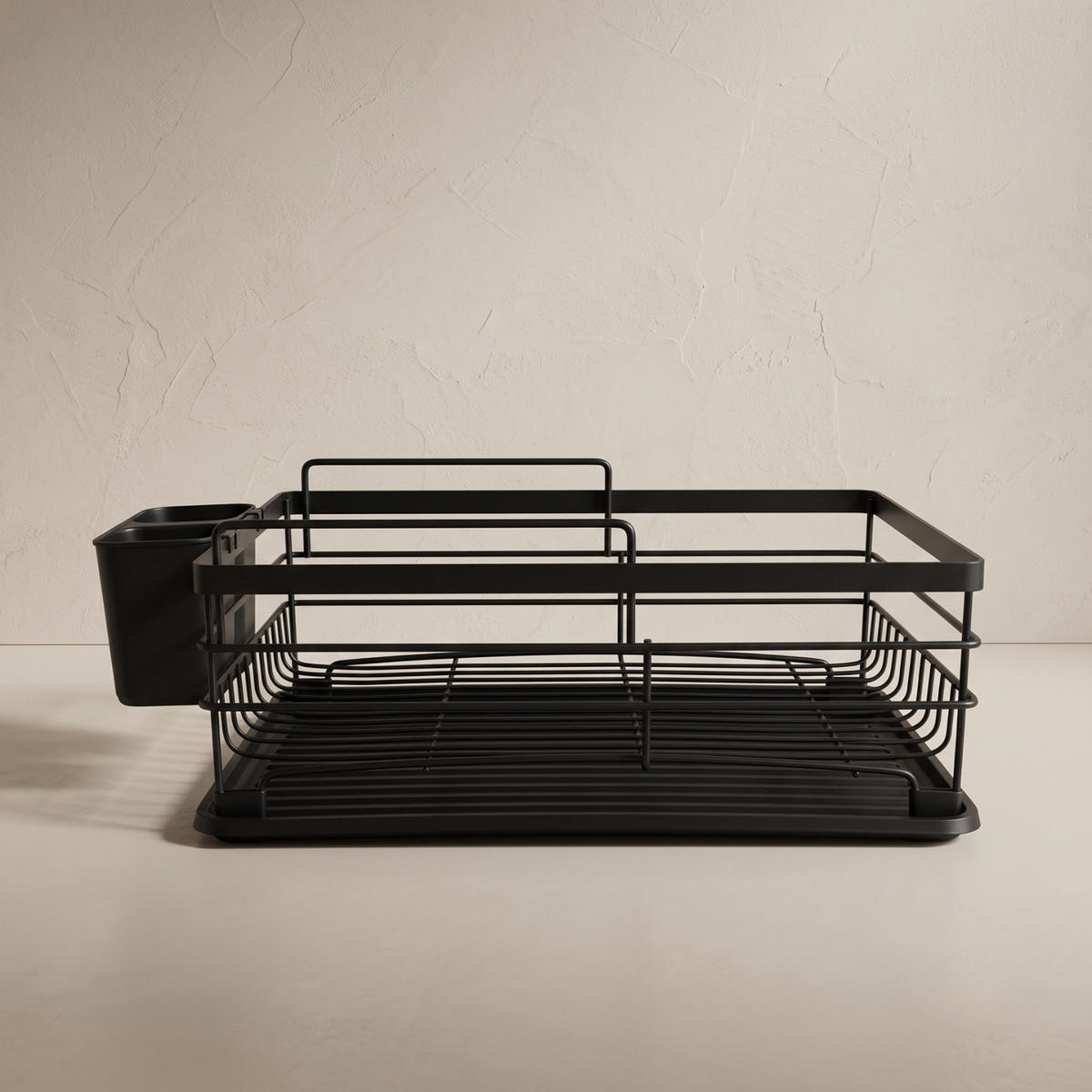 ABTROPFGESTELL 2-stöckig klappbar 49 x 31 x 28 cm - Schwarz, Metall (31/28/49cm) - BOXIMO