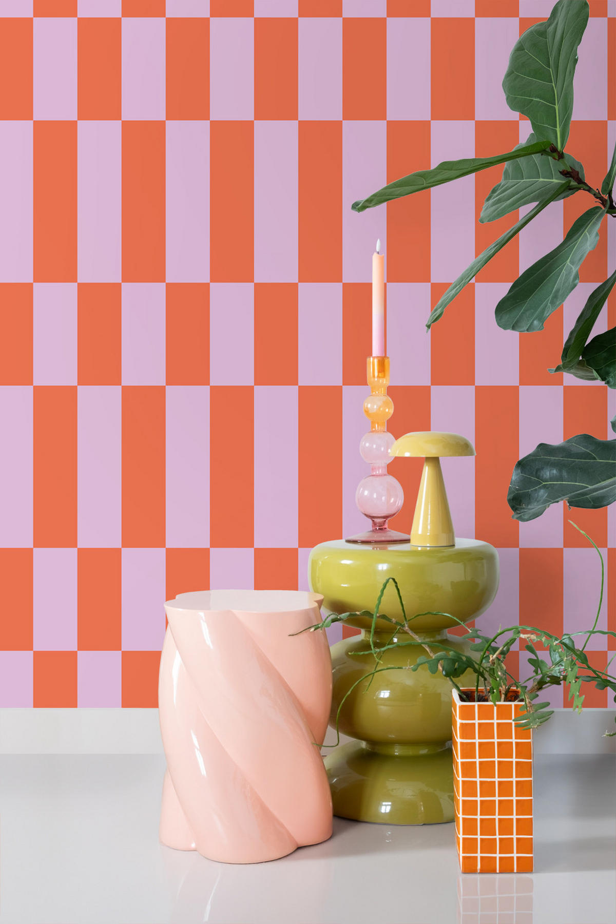 TAPETE Streifen 50 x 900 cm - Lila, Papier (50/900cm) - ESTAhome