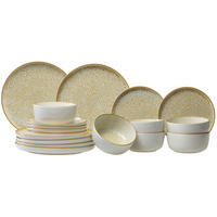 GESCHIRRSET18-TEILIG GESCHIRRSETBaltic Luna - 18-teilig / 6 Personen - Gelb, Keramik (2/2/1cm) - Cosy & Trendy