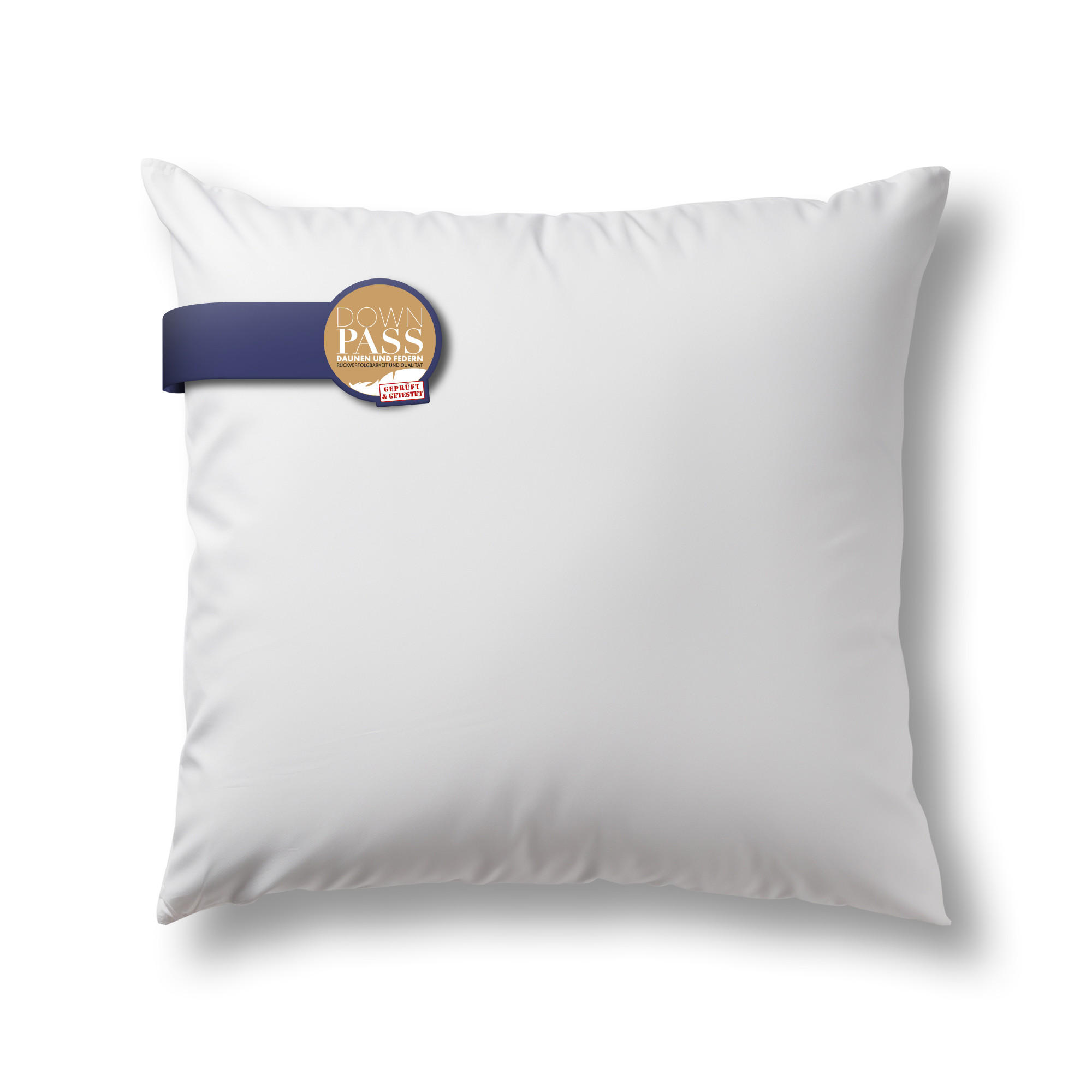 KOPFKISSEN 80x80cm - Weiß, Textil (80/80cm) - Bestlivings