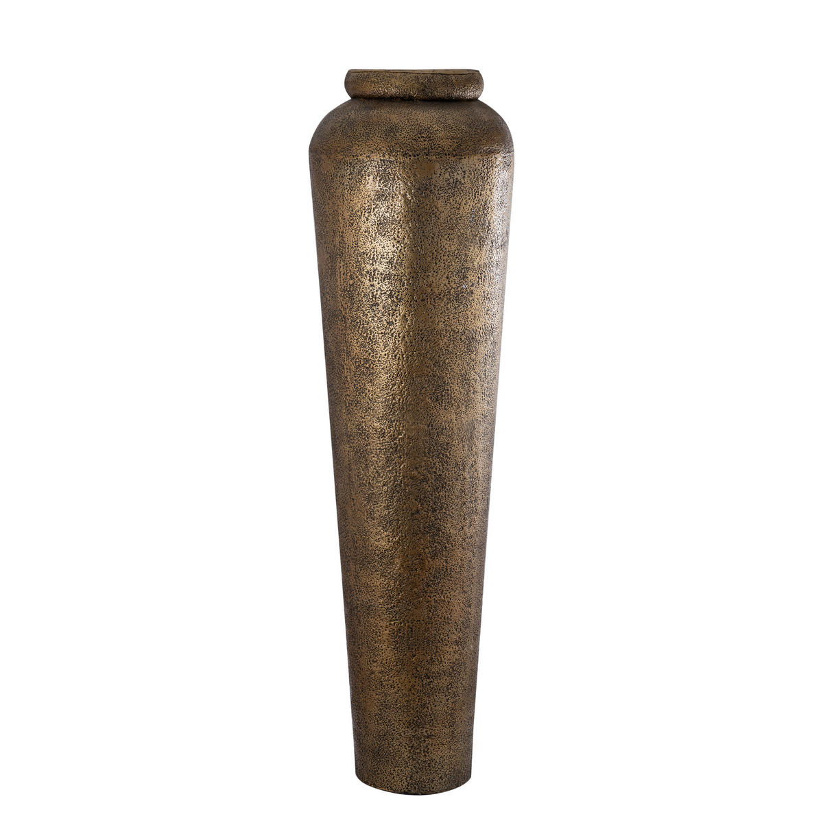 TOPF Zavir Gold 50/50/173cm - Goldfarben, Metall (173cm) - PTMD Collection