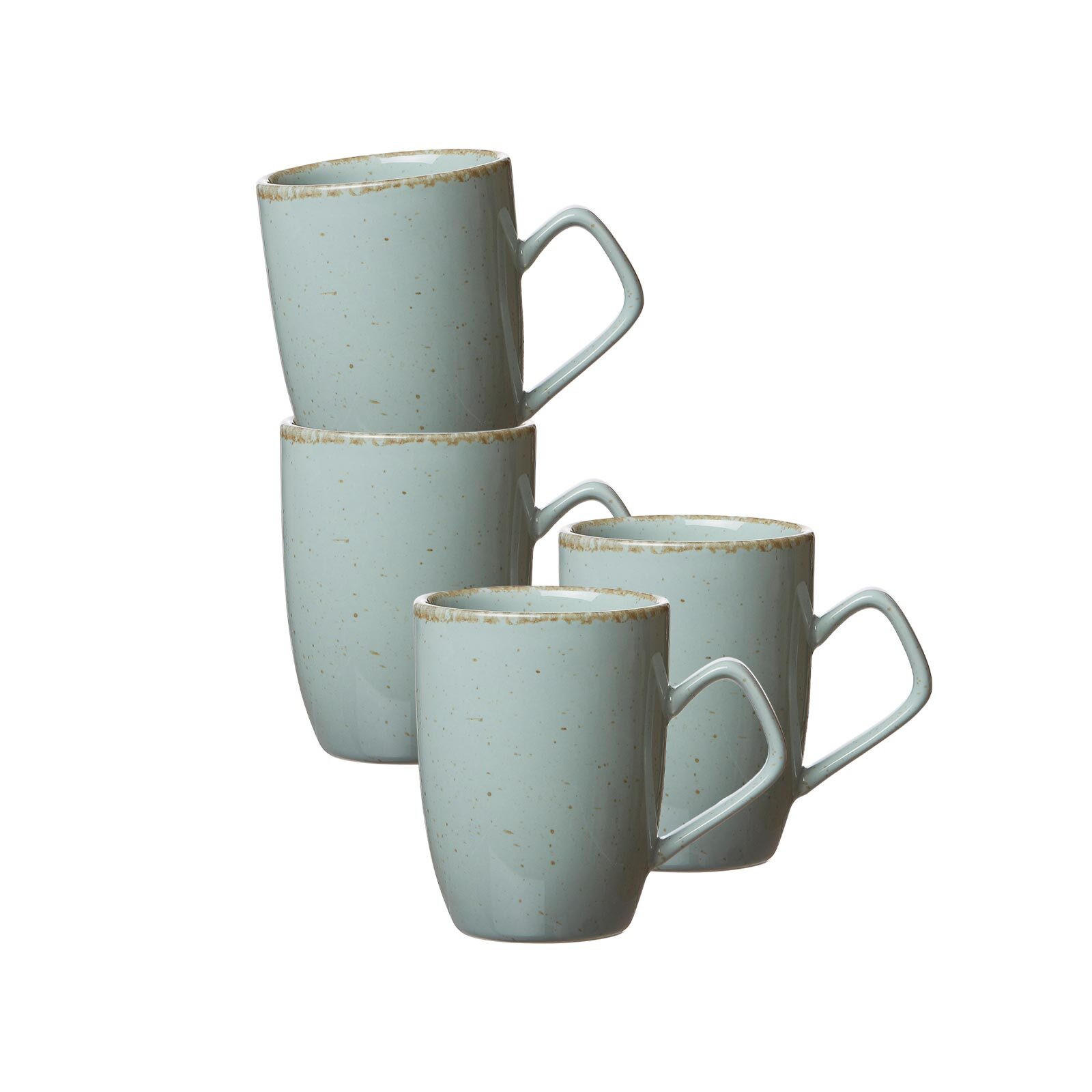 HENKELBECHER Casa Blau 380 ml 4er Set - Blau, Keramik (0.38L) - Ritzenhoff Breker