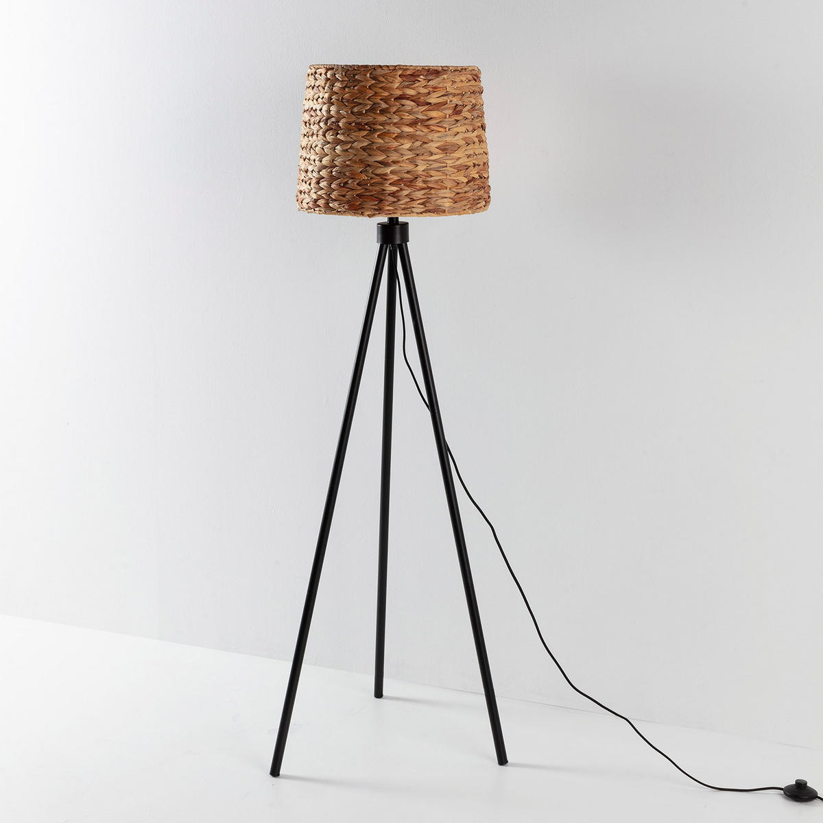 STEHLEUCHTE 53/53/144 Kiomi - Beige, Naturmaterialien (53/53/144cm) - VS Venta-stock