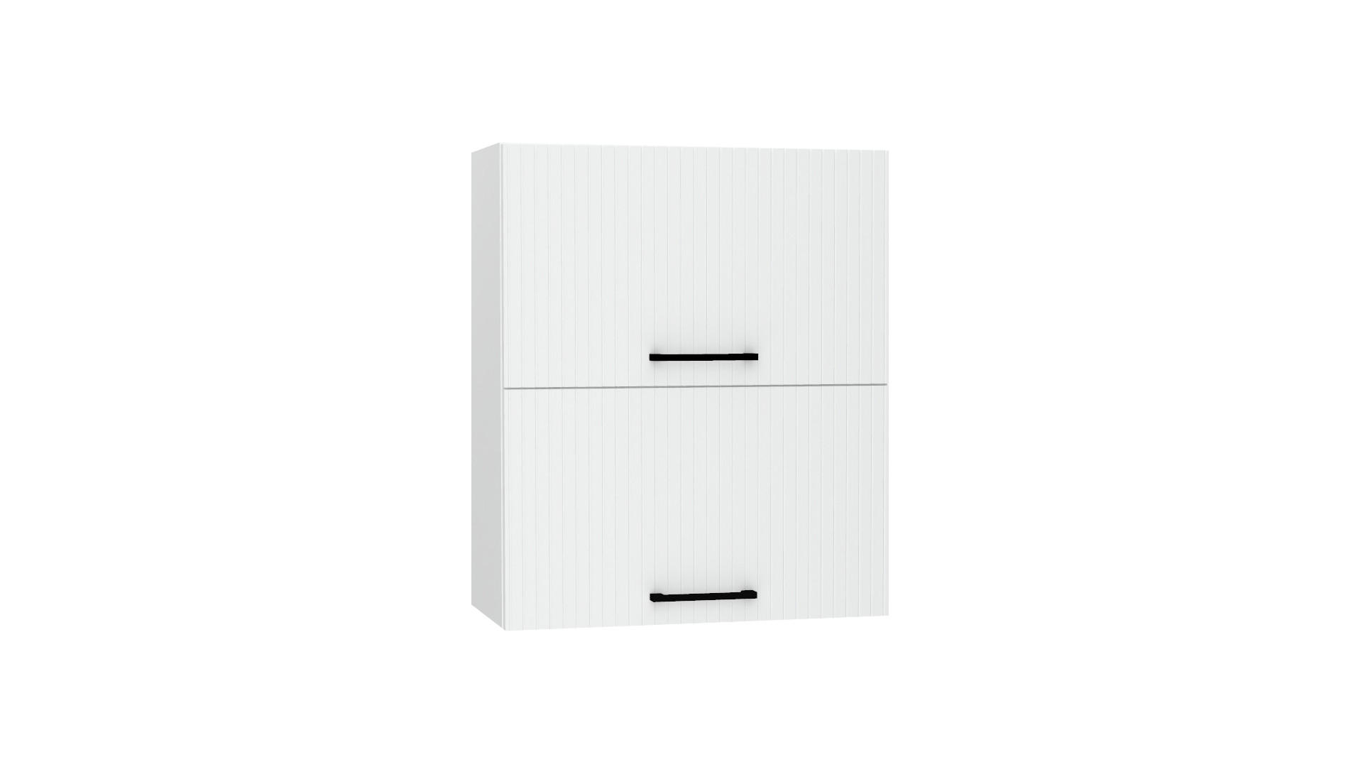 HÄNGESCHRANK - W60GRF/2 ( S2100/77 ) - KATE - Hochwertige Küchen Optik - Weiß, Holz/Metall (60/72/30cm) - ROYAL24_MARKT