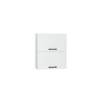 HÄNGESCHRANK - W60GRF/2 ( S2100/77 ) - KATE - Hochwertige Küchen Optik - Weiß, Holz/Metall (60/72/30cm) - ROYAL24_MARKT
