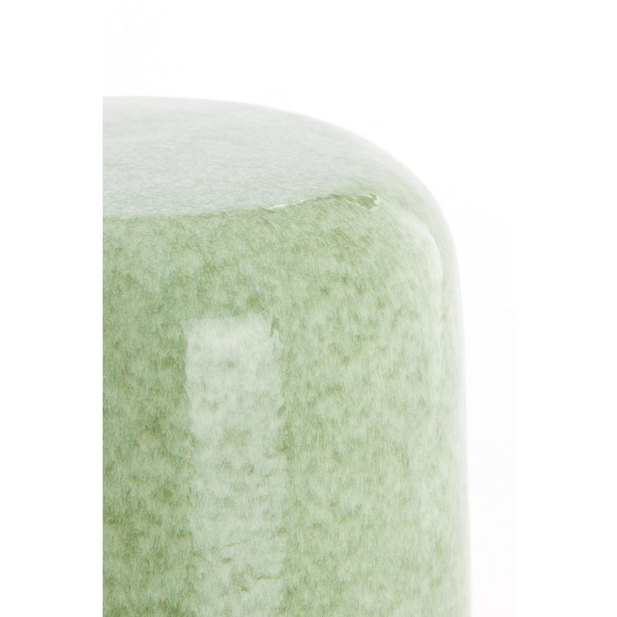 BEISTELLTISCH Franca Grün 34/34/46.5 cm - Grün, Keramik (34/34/46.5cm) - Light & Living