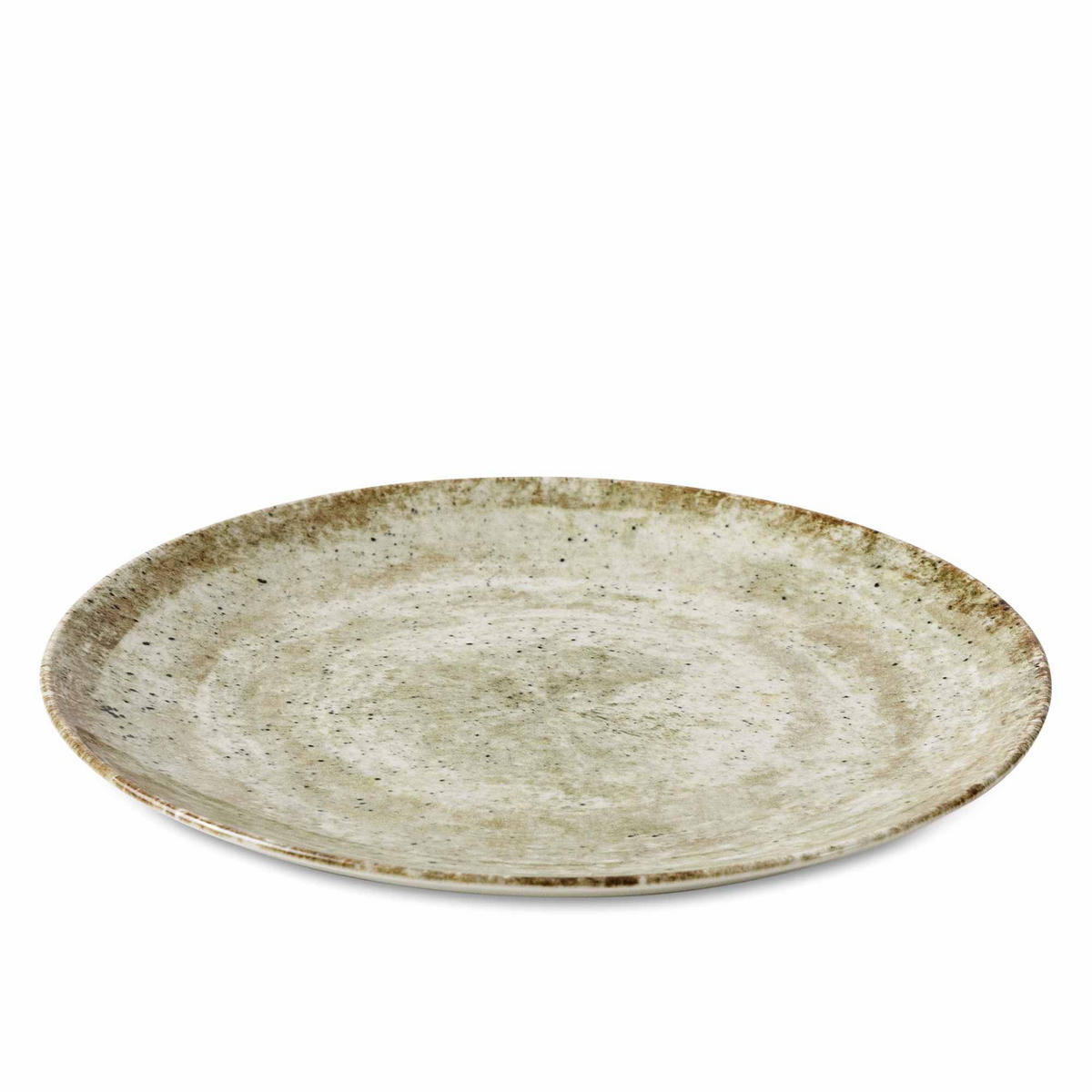 TELLER-SET ERATO 6-tlg Dessertteller Hartporzellan - Beige, Keramik (20/1/20cm) - KONSIMO®