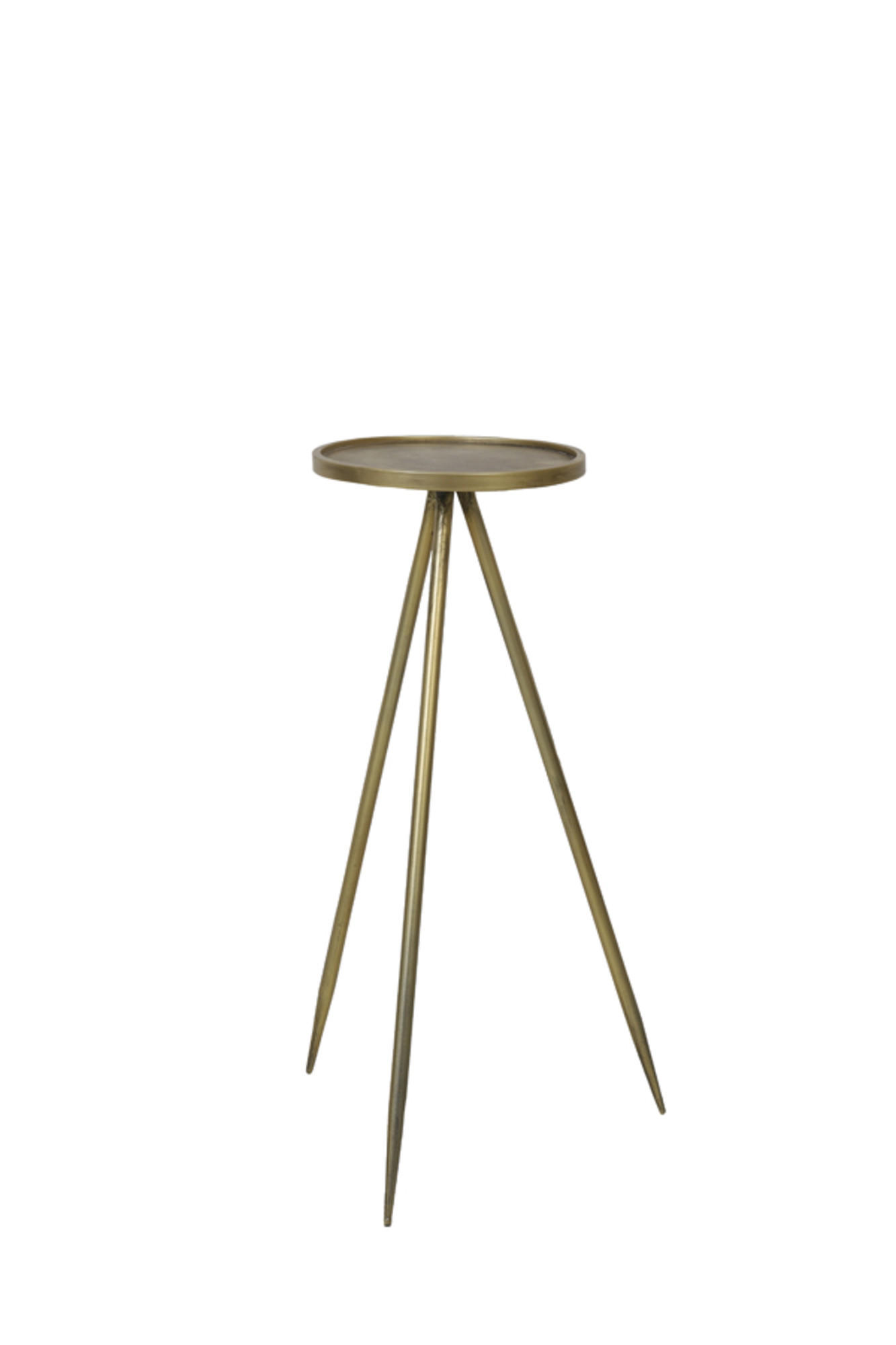 SÄULE Envira Gold Ø30/80,5 cm - Goldfarben, Metall (30/30/80.5cm) - Light & Living