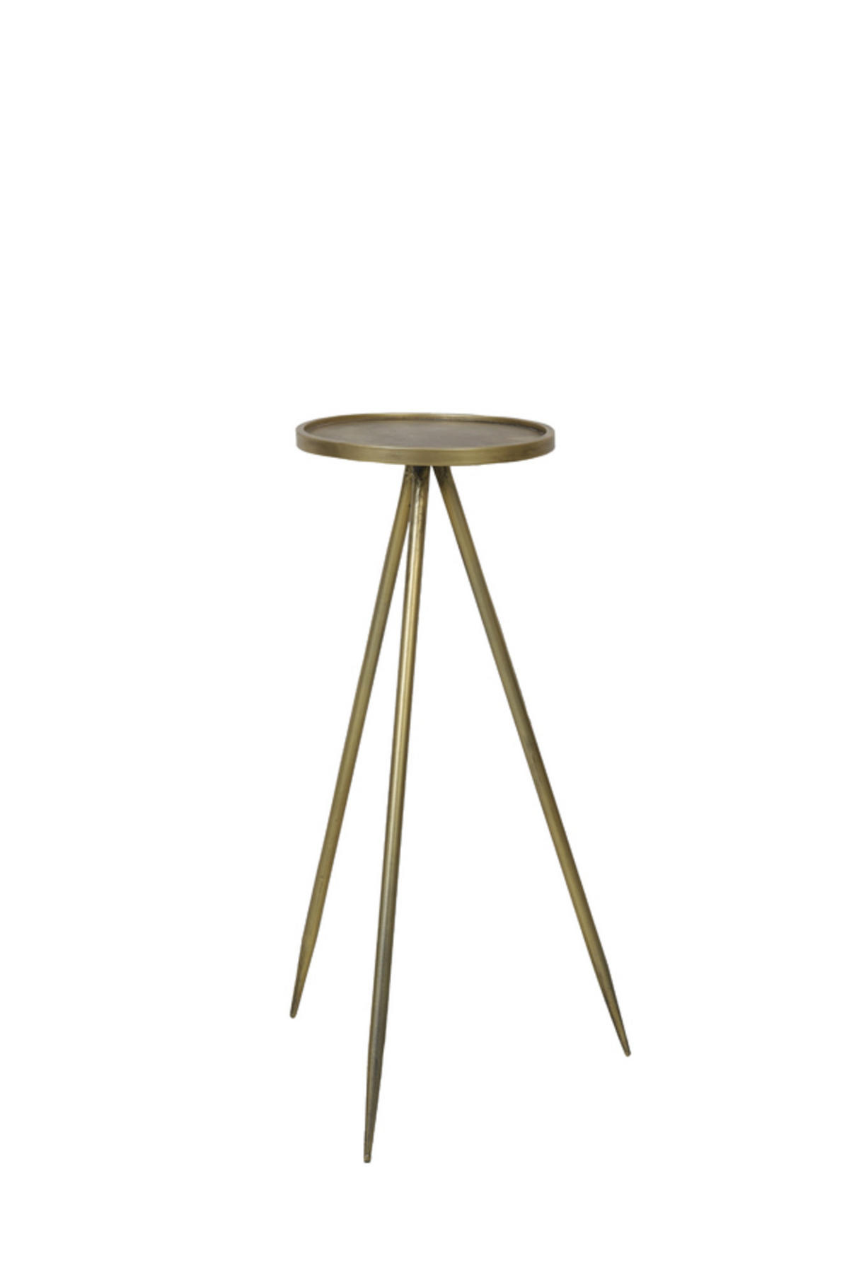 SÄULE Envira Gold Ø30/80,5 cm - Goldfarben, Metall (30/30/80.5cm) - Light & Living