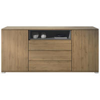 SIDEBOARD Skadu Anthrazit matt - Anthrazit, Holzwerkstoff (166.5/75.5/35cm) - Vladon