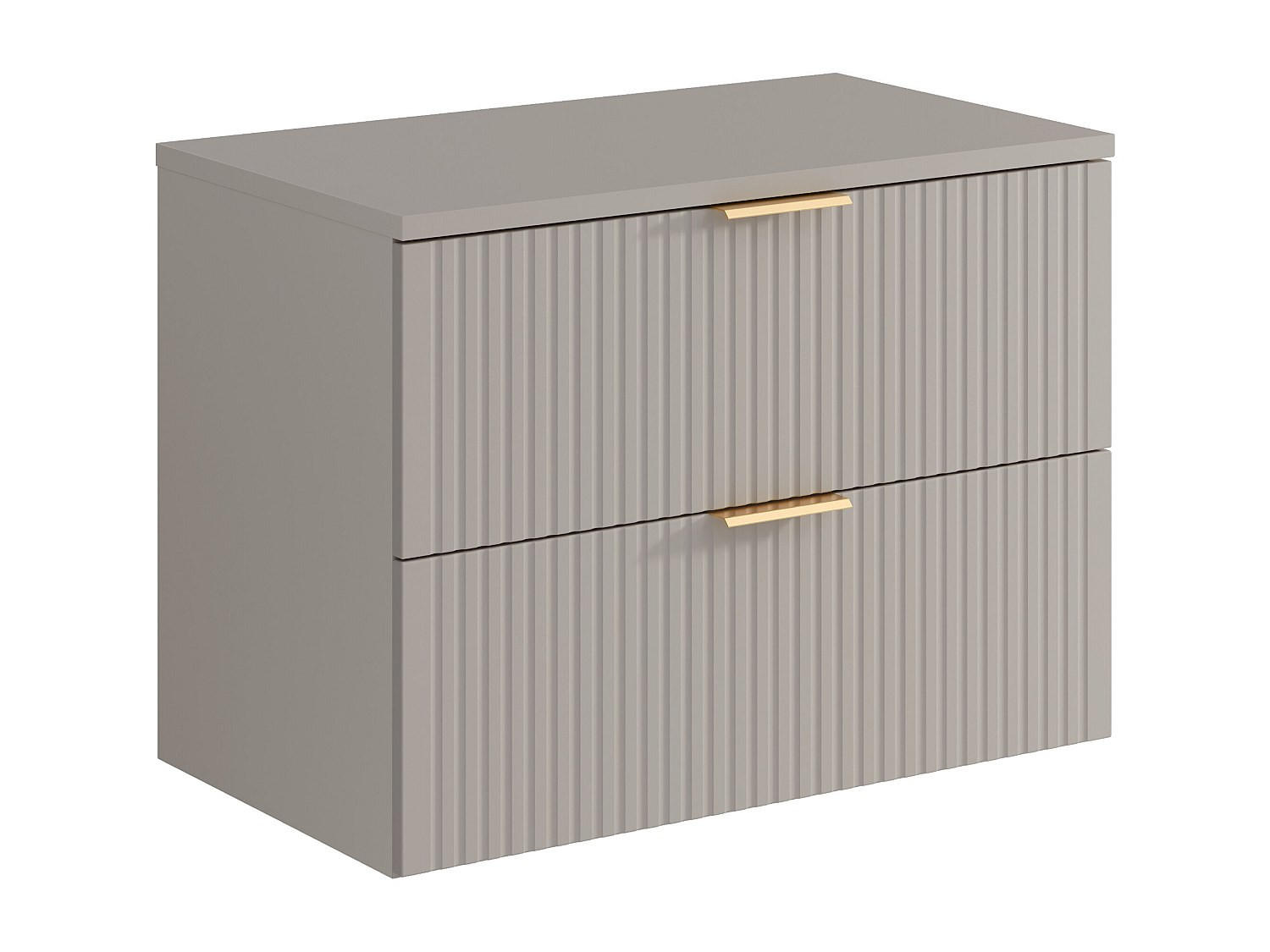 Vente-Unique Waschbeckenunterschrank Beige 80x57x46 cm