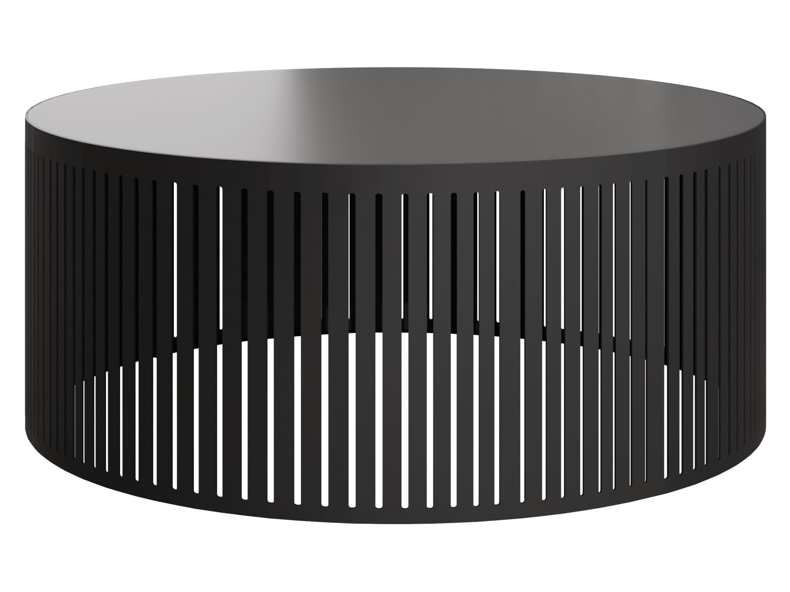 COUCHTISCH Velede Mini - Goldfarben/Schwarz, Holzwerkstoff/Metall (59/59/30cm) - MIRJAN24