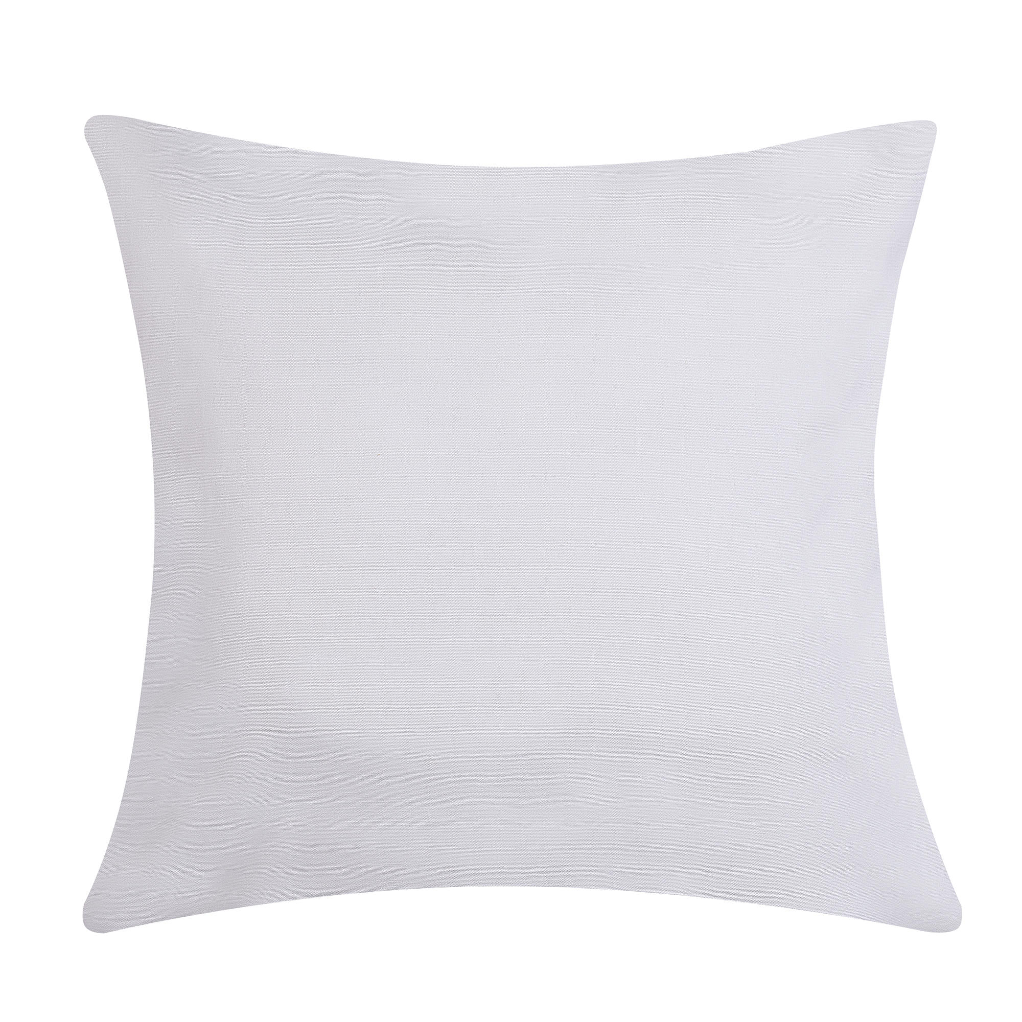 DEKOKISSEN Schwarz-Weiß 45/45 cm Abelia - Schwarz, Naturmaterialen/Textil (45/45cm) - Beliani