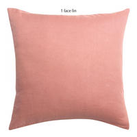 KISSENBEZUG Linco blush 65 x 65 cm - Rosa, Textil (65/65cm) - Vivaraise