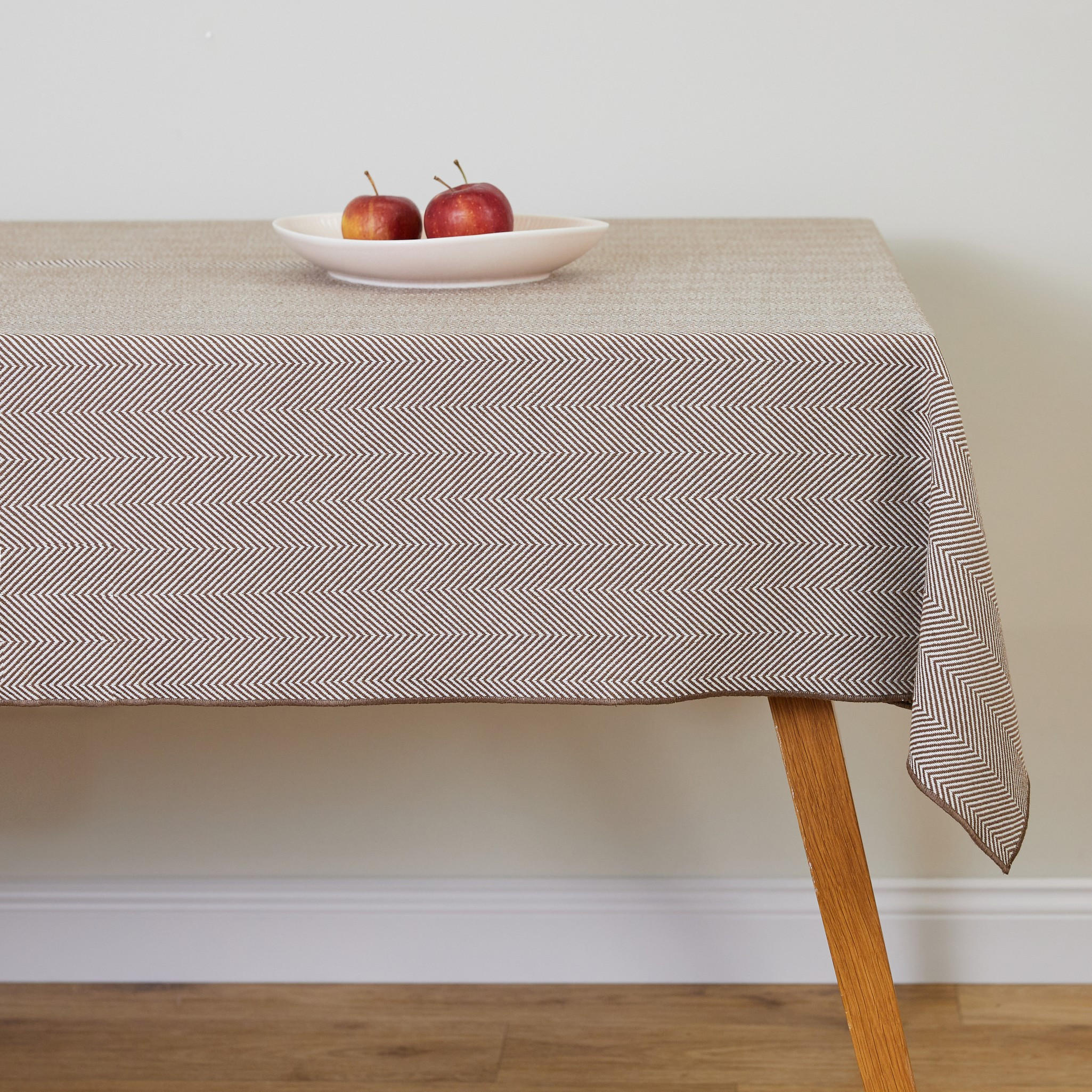 TISCHDECKE Catron - Braun, Textil (180/130/1cm) - home&you