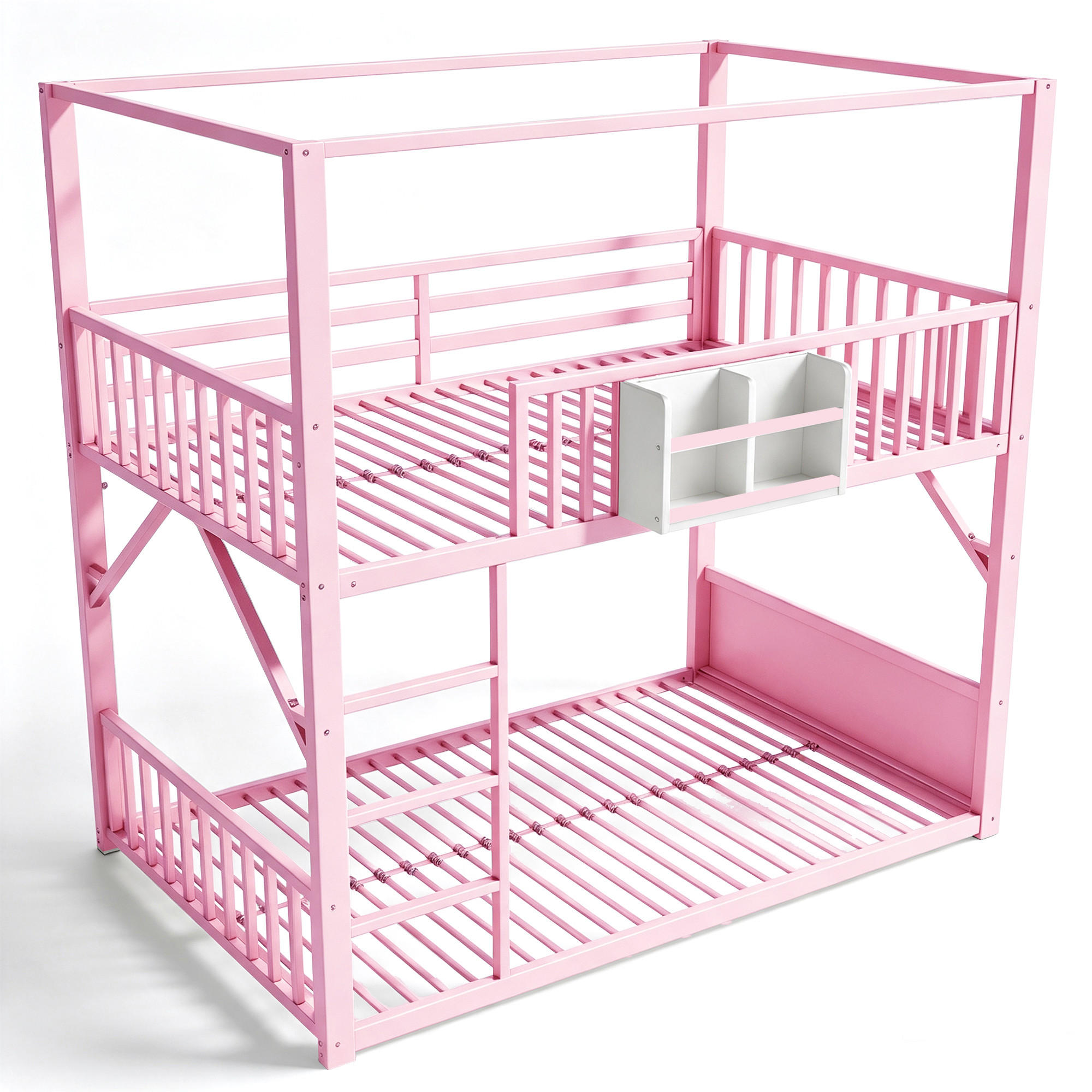 ComfortXL Etagenbett Pink 90x200 cm