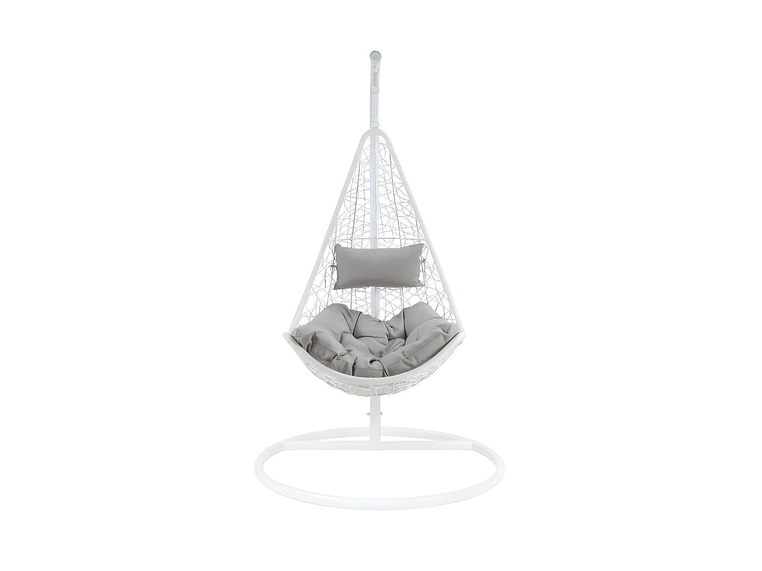 HÄNGESESSEL - 1 Person - Harz - Weiß - - Weiß, Kunststoff (105/197/105cm) - Vente-Unique