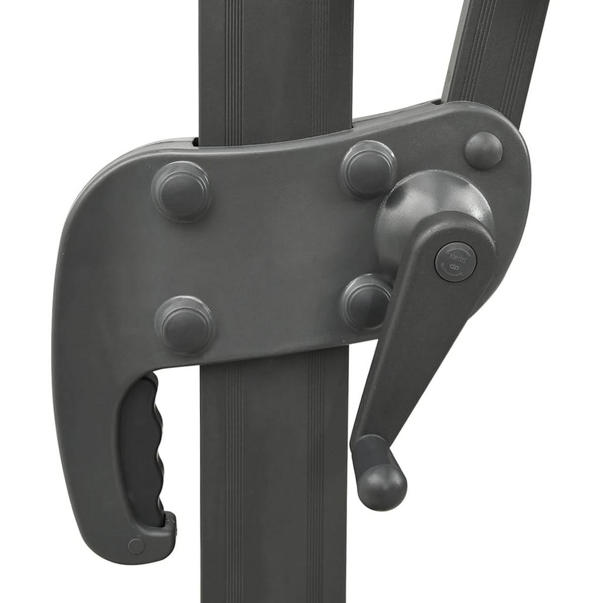 SONNENSCHIRM rechteckig LOTI 300 cm Blau - Blau, Metall (300/300cm) - DELUKE