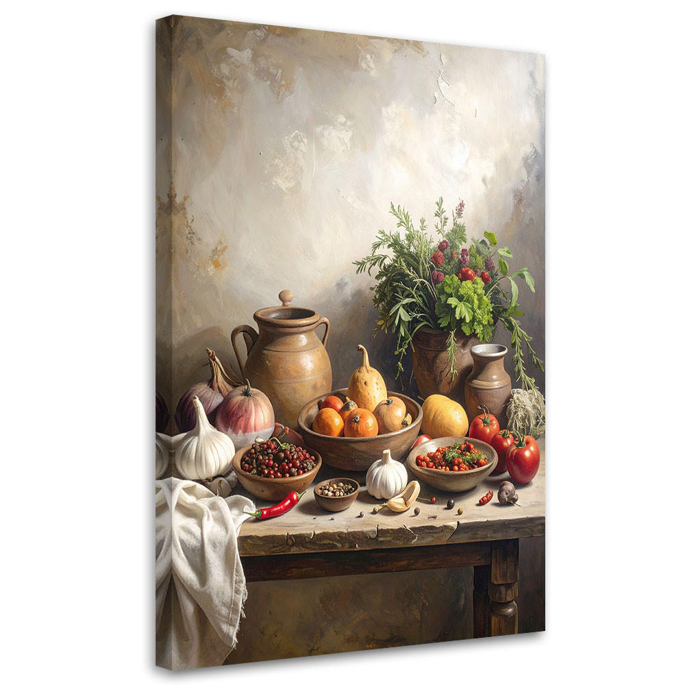 Feeby Leinwandbild Mehrfarbig 40x60 cm