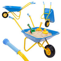 ROABĂ Albastră pentru copii metal - albastru, material plastic/metal (74/43/36cm) - Relaxdays