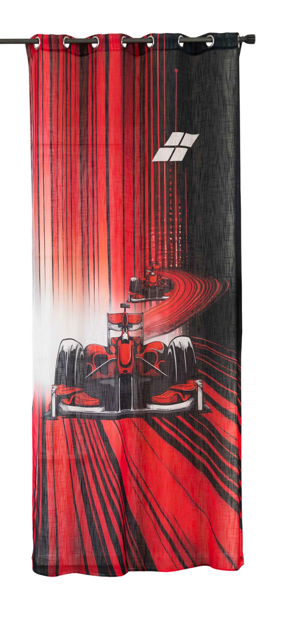 Gardinenbox Vorhang Rot 140x245 cm