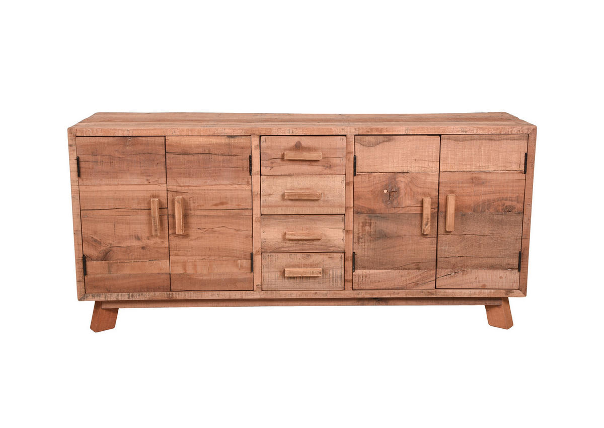 KOMMODE Knut Teak Natur 71x40x150cm - Hellbraun, Holz (40/71/150cm) - DELUKE