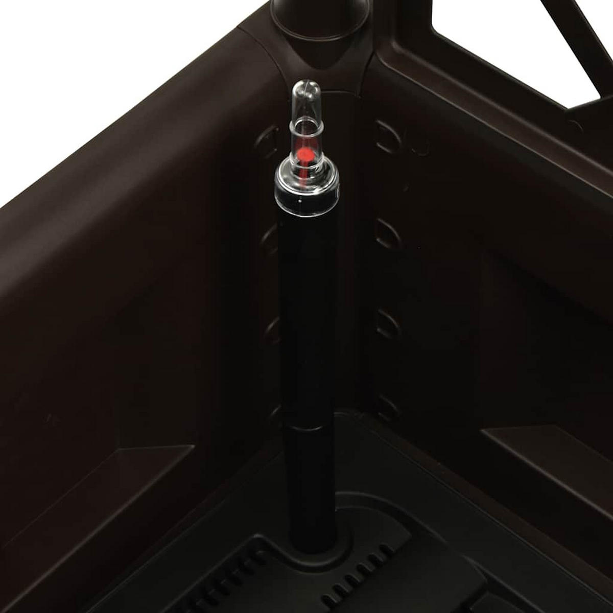 RANKKASTEN Pflanzgefäß BAYO Mokka 43x43x142 cm - Braun, Kunststoff (43/142/43cm) - DELUKE