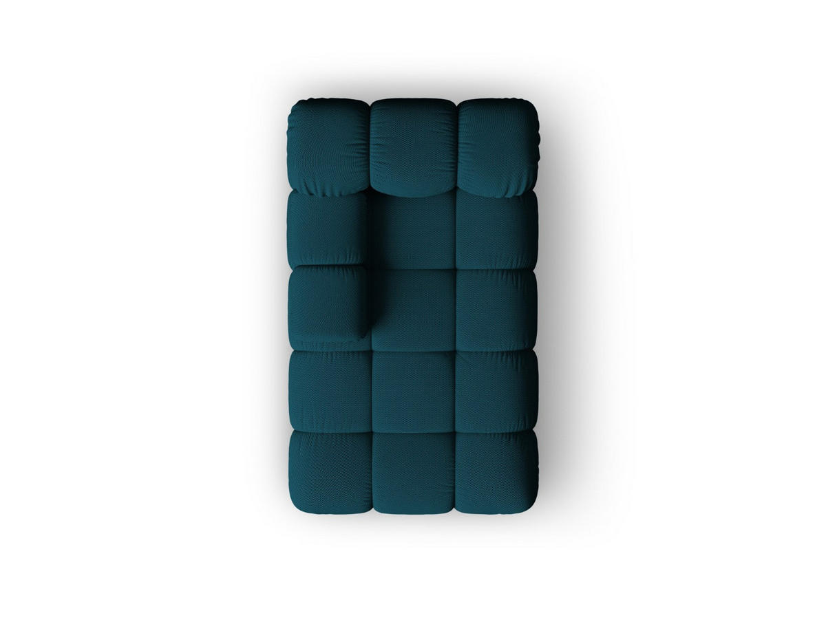 CHAISELONGUE links Bellis aus 3D-Stoff marineblau - Blau, Textil (94/70/155cm) - Micadoni