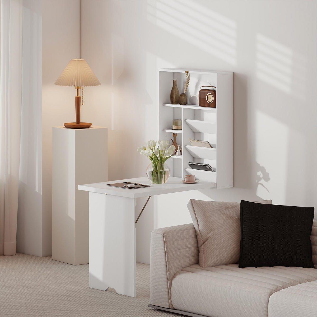 BÜROTISCH Weiß 1 Stück - Weiß, Holzwerkstoff (60/147/93.8cm) - GiPP