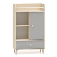 KOMMODE Mevel Wüstensand / Palladiumgrau 80 / 40 / 132cm - Grau, Holz/Holzwerkstoff (80/132/40cm) - Feldmann-Wohnen