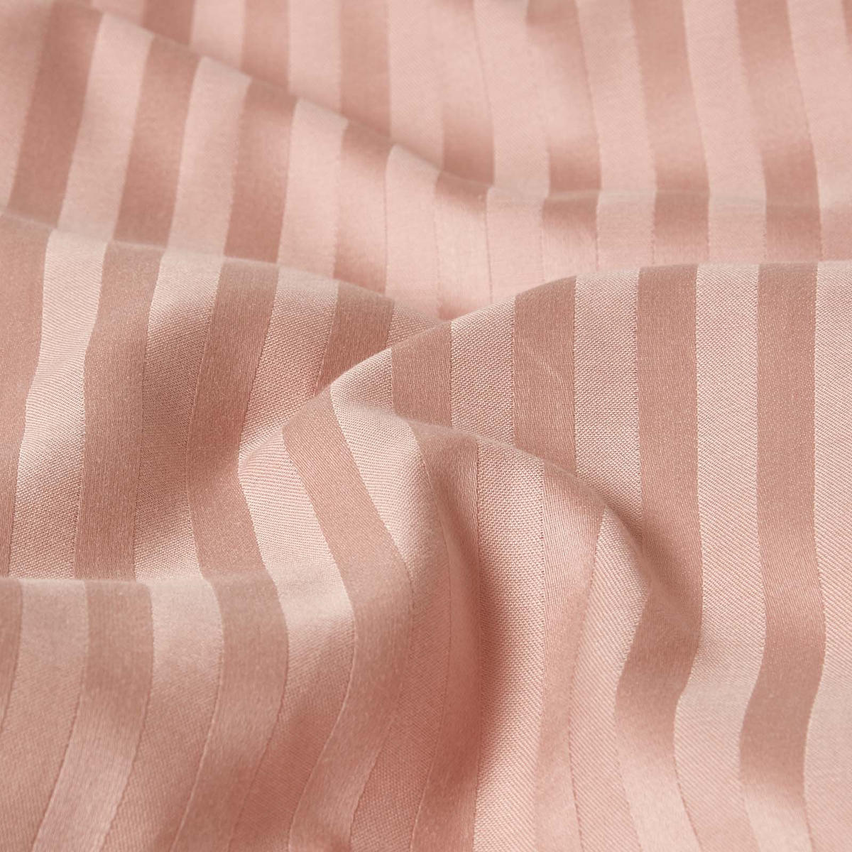 KISSENBEZUG für V-Form-Kissen, Damast-Streifen, Fadendichte 330 - Taupe, Textil (38/76cm) - Homescapes