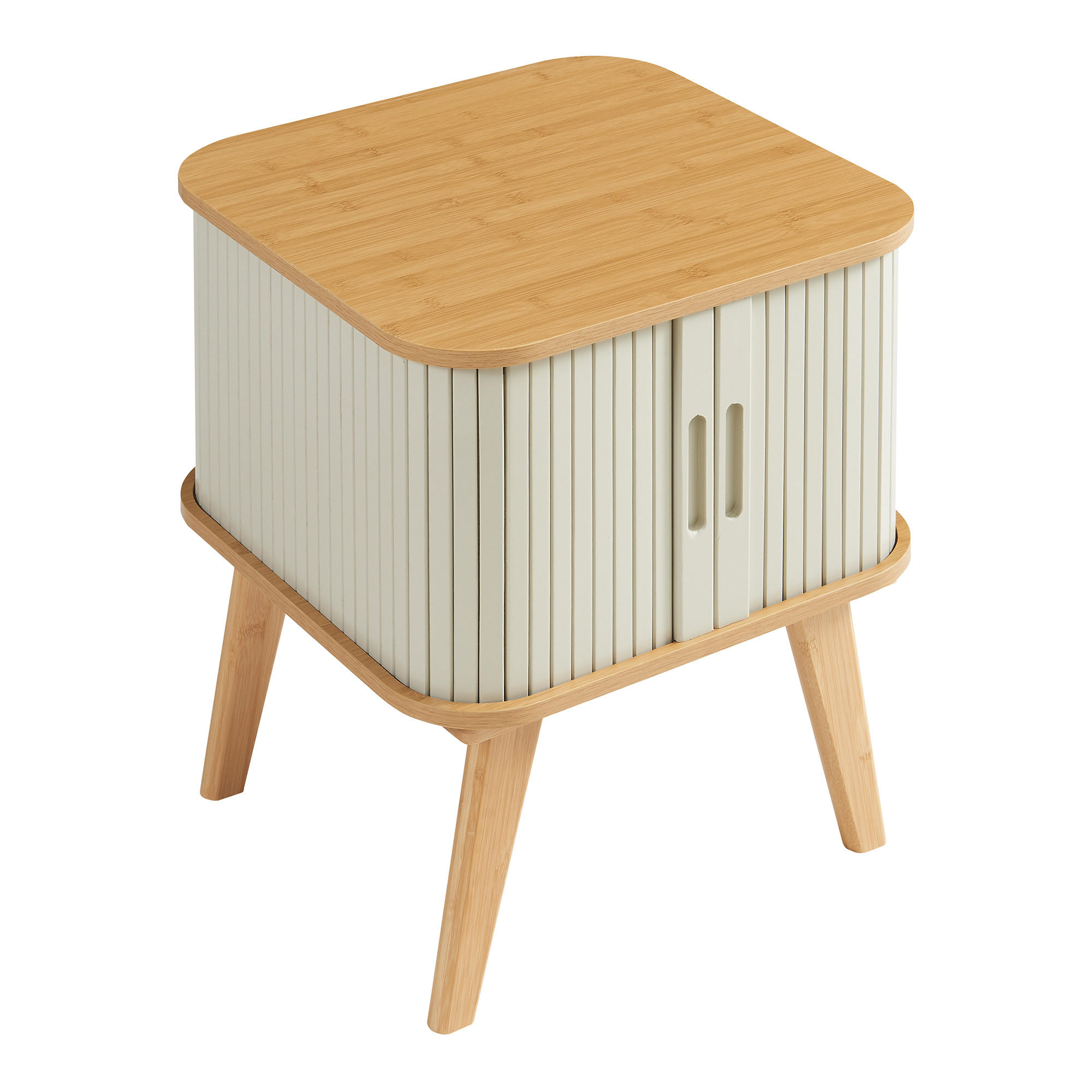 BEISTELLTISCH Tysvær - Creme, Holz/Holzwerkstoff (45/45/58.5cm) - [en.casa]