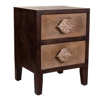 NACHTTISCH aus Holz, braun, 45x40x60cm - Multicolor, Holz (45/40/60cm) - Wanderlust