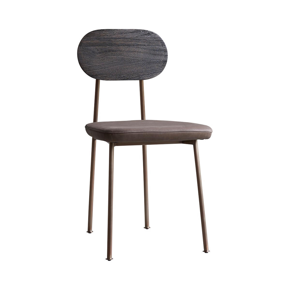 STUHL Yutapi Braun aus Stoff - Braun, Textil (46/89/60cm) - Tikamoon
