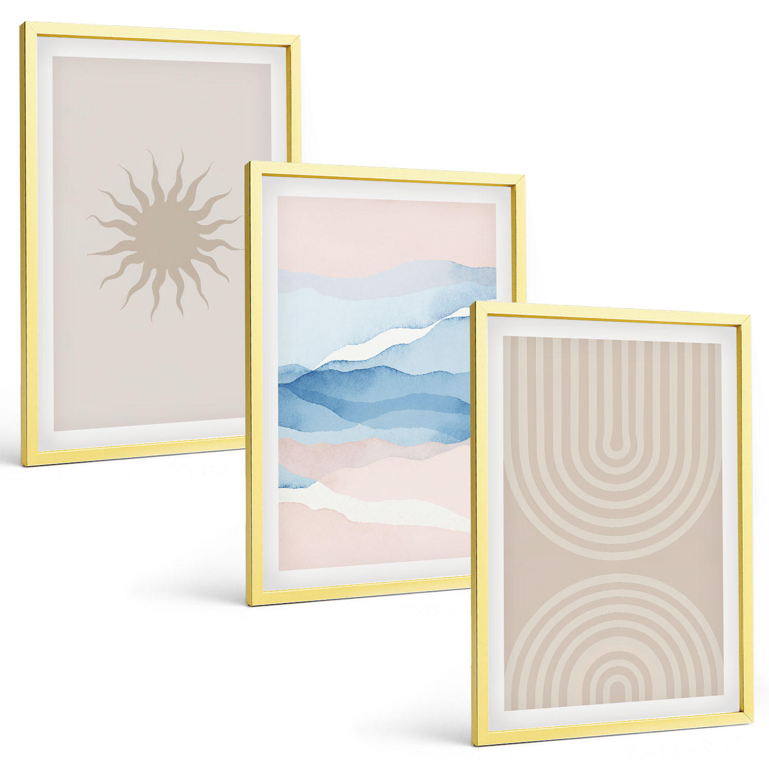 Tulup Bilder Gold 40x60 cm