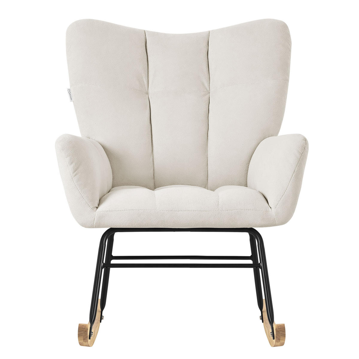 SCHAUKELSESSEL - Weiß, Metall (88/95/69cm) - ML-DESIGN