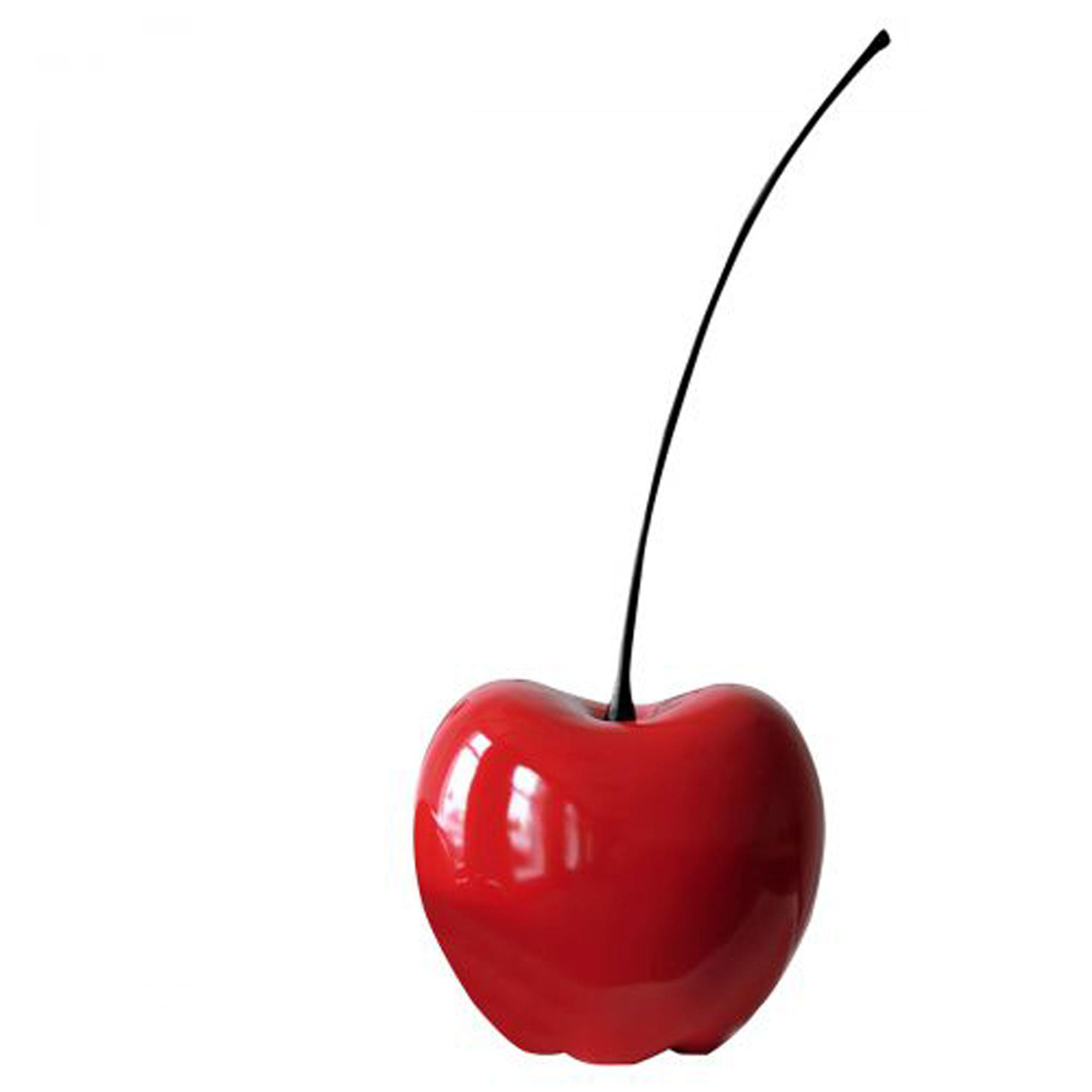 DEKOSKULPTUR Kirsche Passion, Keramik, Rot, H 60 cm - Rot, Keramik (40/50/40cm) - Gilde