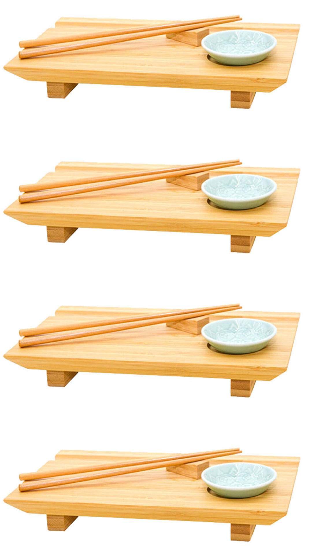 SUSHIBRETT 16/27/4 cm, Bambus - Braun, Holz (16/27cm) - Dunedesign