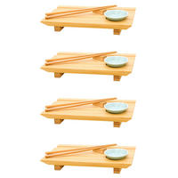 SUSHIBRETT 16/27/4 cm, Bambus - Braun, Holz (16/27cm) - Dunedesign