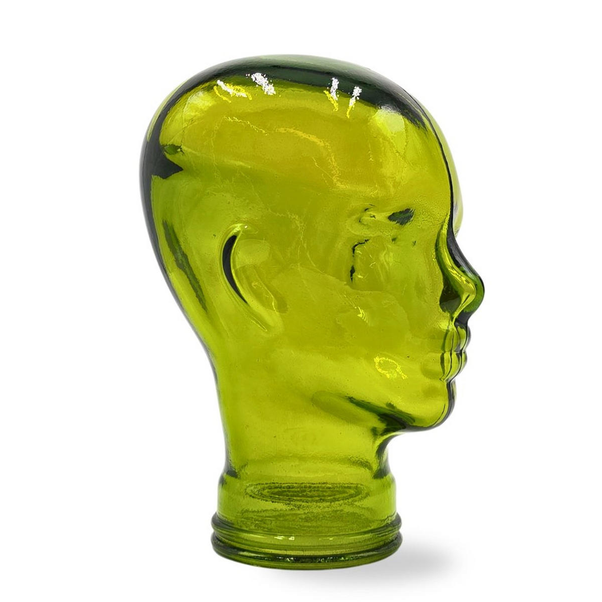 KOPFHÖRERSTÄNDER MICK Glas T02 limette - Limette, Glas (21/29/21cm) - DESIGN DELIGHTS