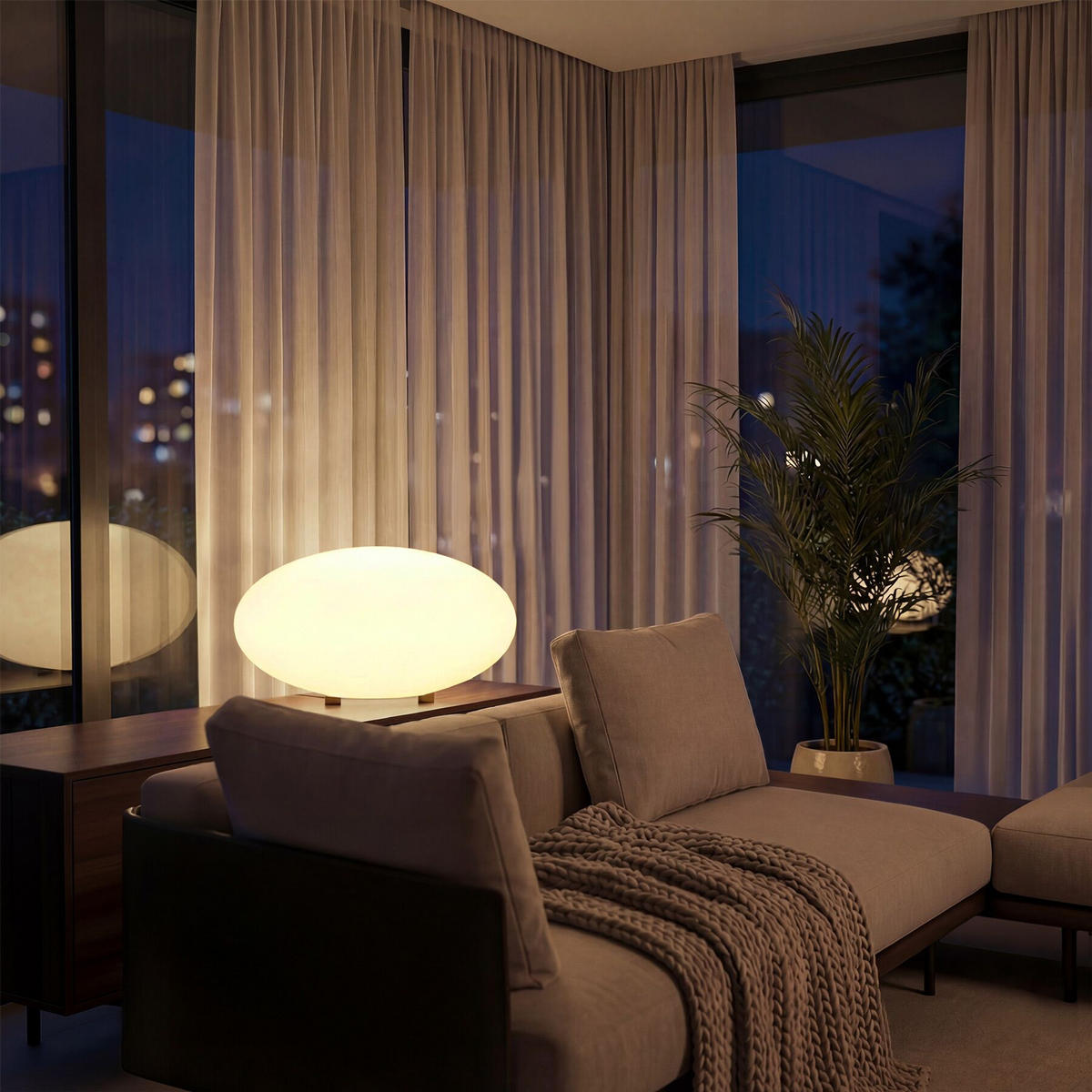 KUGELLEUCHTE Luminous Eye, inklusive Erdspieß, weiß - Weiß, Kunststoff (35/35/21.5cm) - tectake