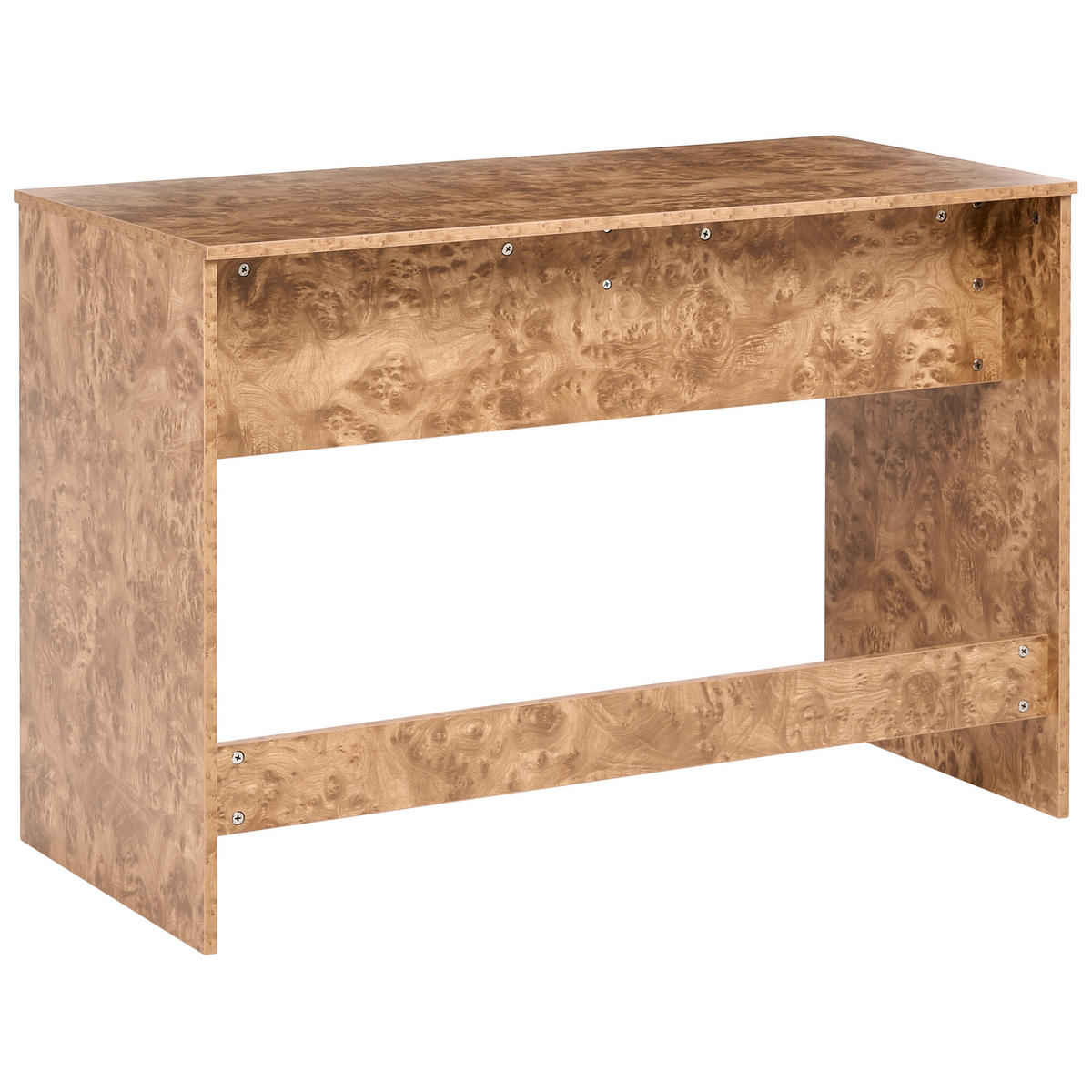 SCHREIBTISCH 110/50 cm Wurzelholz Optik Rondane - Braun, Holzwerkstoff (50/110/75cm) - Beliani