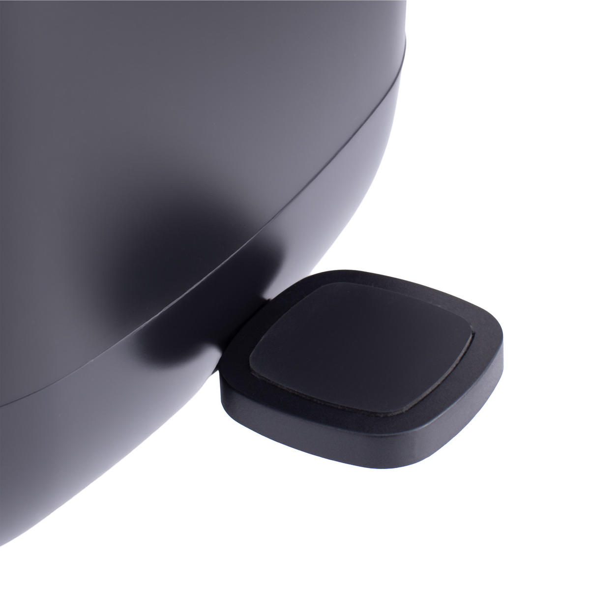 MÜLLEIMER - Schwarz, Kunststoff (21/27/26cm) - Relaxdays