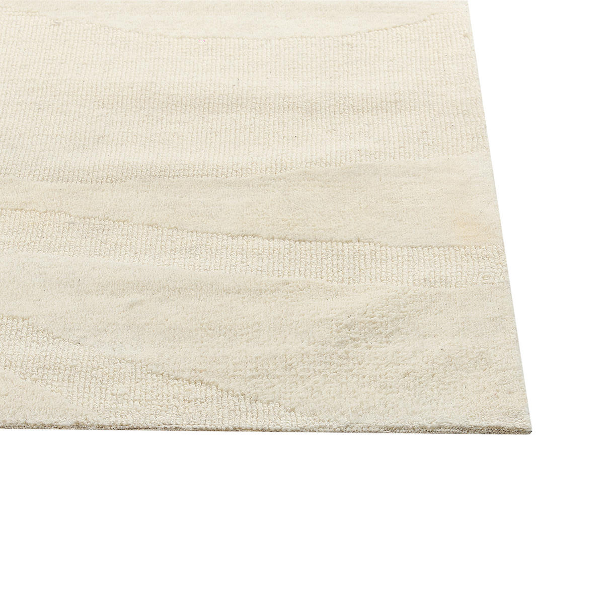 TEPPICH Beige 300/400 cm Wolle Sasnak - Beige, Textil (300/400cm) - Beliani