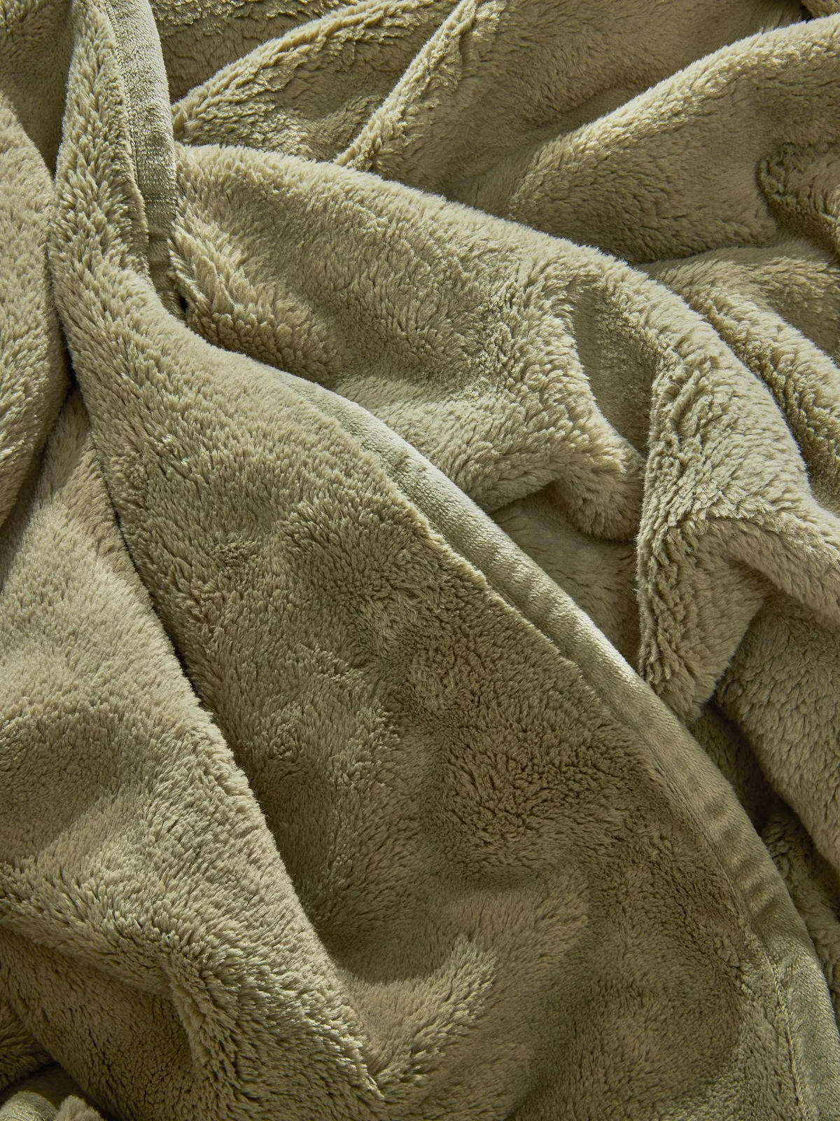 DECKE Cosi Grün 200/220 cm - Grün, Textil (200/220cm) - benuta