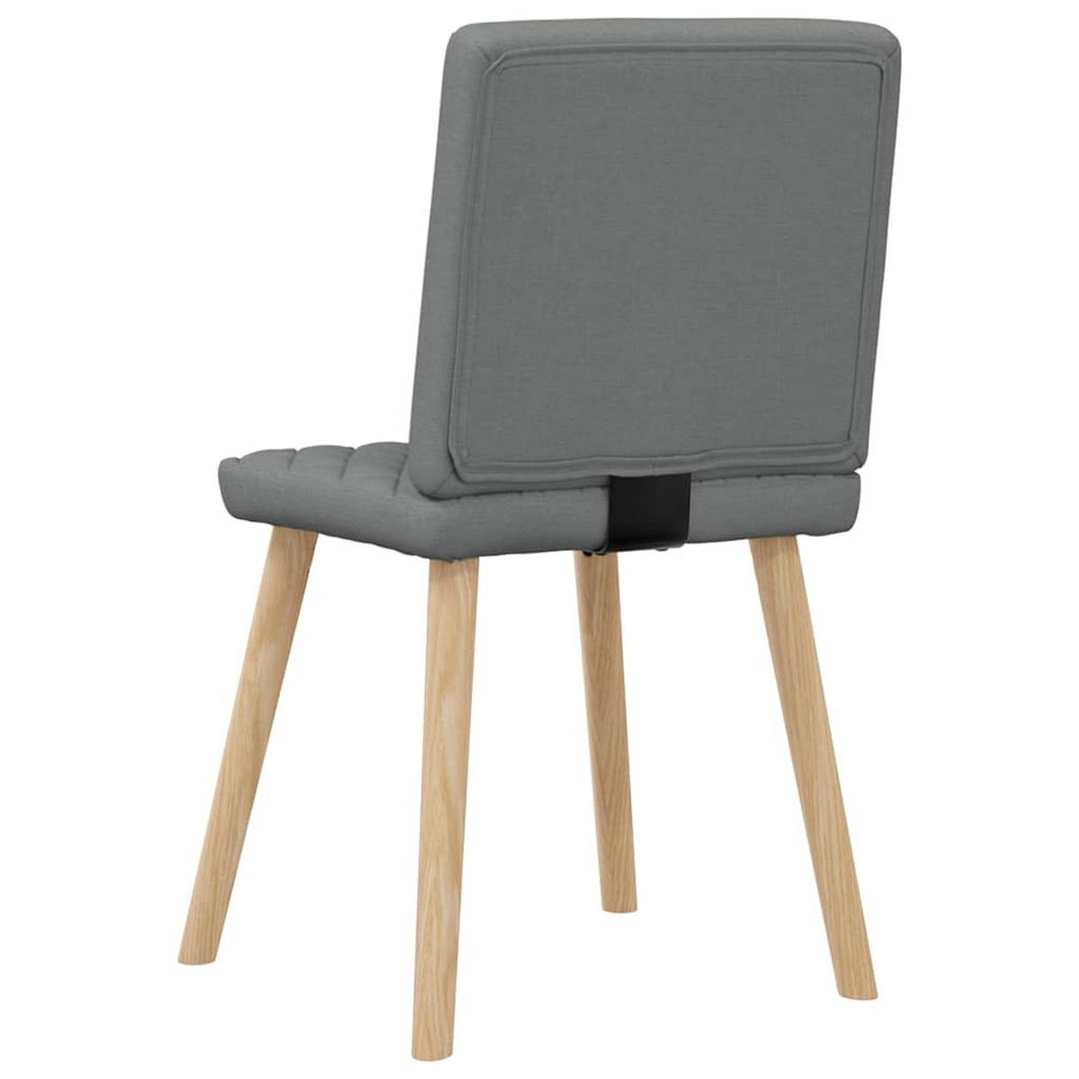 ESSZIMMERSTÜHLE 4 Stk. Dunkelgrau Stoff 45*54*86cm - Dunkelgrau, Metall (45/86/54cm) - ZMH