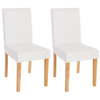 ESSZIMMERSTUHL Weiß 2er-Set - Weiß, Textil (43/90/56cm) - MCW