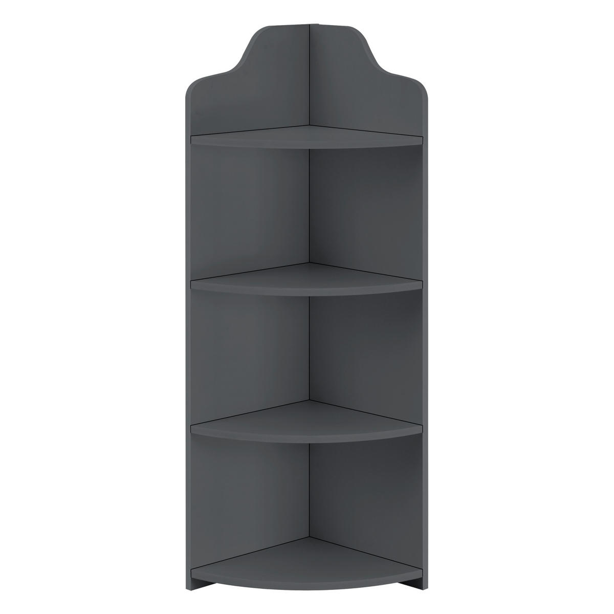 ECKREGAL Bjurholm - Dunkelgrau, Kunststoff (28/90/28cm) - [en.casa]