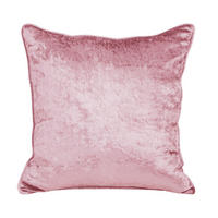 KISSENHÜLLE Pannesamt rosa 60/60 cm - Rosa, Textil (60/60cm) - Homescapes